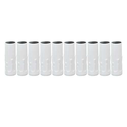 Zerodis E14 Metallrohr für Kerzenlampenhalter 10pcs Schöne Design -Beleuchtungszubehör 25x80 Mm für DIY -Projekte (WHITE) von Zerodis