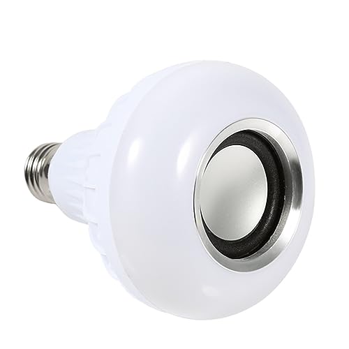 Zerodis E27 RGB-Wechsellampe, Kabelloser Musik-Player, Wiedergabe mit 24 Tasten, Fernbedienung, LED-Glühbirne mit -Lautsprecher, 12 W von Zerodis