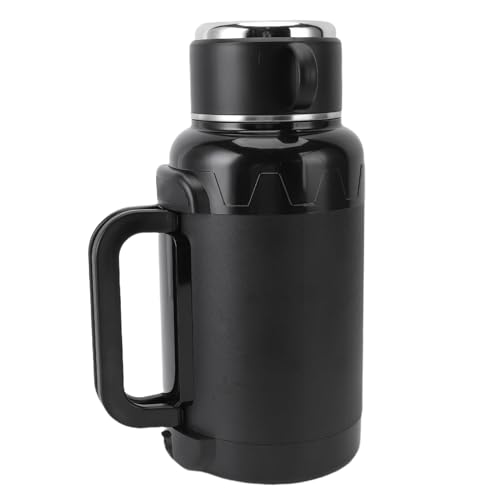 Zerodis Elektrischer Wasserkocher Tragbarer Mini -Wasserkocher 1500 Ml 304 Edelstahl Anti -Trockenverbrennungs LED Temperatur Tragbarer Elektrokocher Heizung Cup Car Heißwasserkessel mit Faltbarem von Zerodis