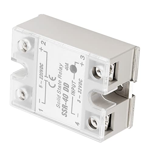 Zerodis Festkörperrelais, SSR-40DD 40A Eingang 3-32V DC-Ausgang 5-220VDC Plastikmetall Ein Phase-Leiter-Relaismodul für Militärische Luft- und Raumfahrt, Lichtelektronik, Neue Energie Zerodis Festkörperrelais, SSR-40DD 40A Eingang 3-32V DC-Ausgang 5-220VDC Plastikmetall Ein Phase-Leiter-Relaismodul für Militärische Luft- und Raumfahrt, Lichtelektronik, Neue Energie von Zerodis