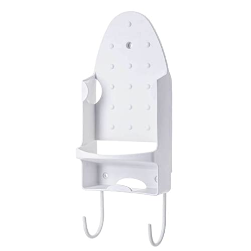 Zerodis Fotorahmen Wandhalterung Dekorationen Wandmontage Hitzebeständiger Eisenhalter Erweiterte Elektro -Eisen -Organizer mit Haken Elektrischer Eisenhalter Haushaltsbadhalterhalter Rack Rack von Zerodis