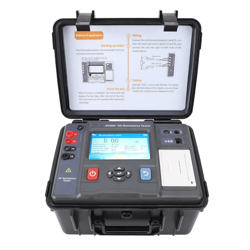 Zerodis Full Color MegegoHMMeter -Tester für Genaue DC -Widerstandsmessungen in der Elektrischen Industrie von Zerodis