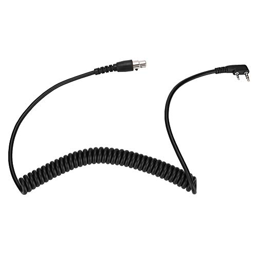 Zerodis Funkkommunikationskabel Retractable Radio Cable Hyt Relm Zwei -Wege -Funkgeräte mit Polyurethanabdeckung und Industriellem Standardanschluss TK3173 TK2200 RPV599A Plus 2 Pin Bis 5 Zerodis Funkkommunikationskabel Retractable Radio Cable Hyt Relm Zwei -Wege -Funkgeräte mit Polyurethanabdeckung und Industriellem Standardanschluss TK3173 TK2200 RPV599A Plus 2 Pin Bis 5 von Zerodis