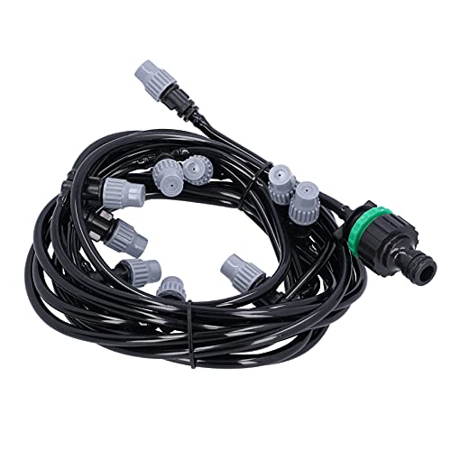 Zerodis Gartenschlauch Automatisches Tropfbewässerungssystem 32,8 -Fuß -Bewässerungsschlauch mit 10 Misting Sprühdüsen Verstellbare Gartenwässerungsnebelsysteme für Treibhausgarten Rasen Tropfen Zerodis Gartenschlauch Automatisches Tropfbewässerungssystem 32,8 -Fuß -Bewässerungsschlauch mit 10 Misting Sprühdüsen Verstellbare Gartenwässerungsnebelsysteme für Treibhausgarten Rasen Tropfen von Zerodis