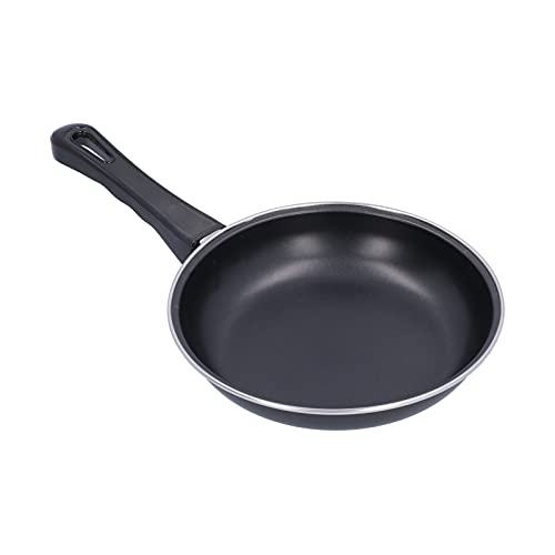 Zerodis Haushaltsnuss -Stick -Sillet Kochgeschirr, Schwarze Minigusspfanne für Gasherd und Induktion Moker, Edelstahlküchengeräte (20 cm) von Zerodis