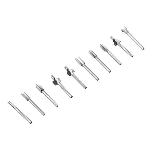 Zerodis Hochgeschwindigkeits -Router -Bit mit Hochgeschwindigkeits Stahl für Holzstiche, Elektrisches Sideboard Werkzeug, Elektrisches Sideboard Werkzeug von Zerodis