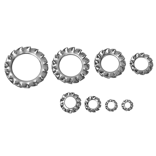 Zerodis Hochqualitätsgezerrte Schlosser -Set - 300 PCs 304 Edelstahl Anti Schlupf Dichtung für Verschiedene Anwendungen von Zerodis