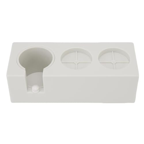 Zerodis Kaffee-Portafilter-Halter Einfach zu Blockierter ABS-Tamping-Station, für den Täglichen Gebrauch und Kaffeeliebhaber (WHITE) von Zerodis