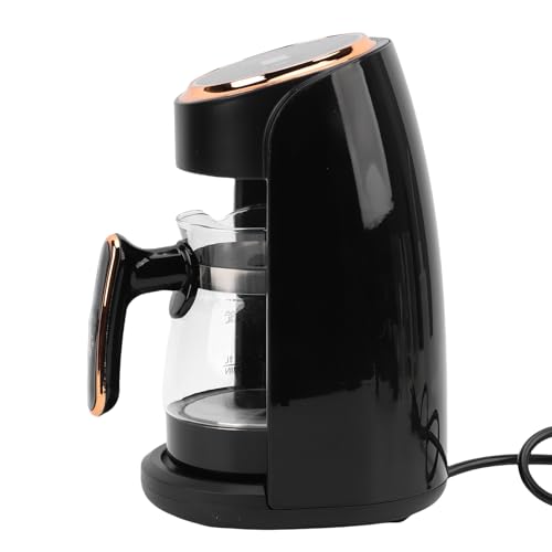Zerodis Kaffeemaschinen Kaffee Tassen 300 Ml Kapazität Automatisch Shutoff Automatische Kaffeebrauaution Türkischer Kaffeekanne mit Digitalem Display für Home Office Travel Turkish Coffee Maker 600W von Zerodis