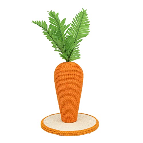 Zerodis Katzenkratzerpfosten, Sisal Cat Scratch Scratch Post mit Sisalseil Bedeckt für Innenkatzen und Kätzchen von Zerodis
