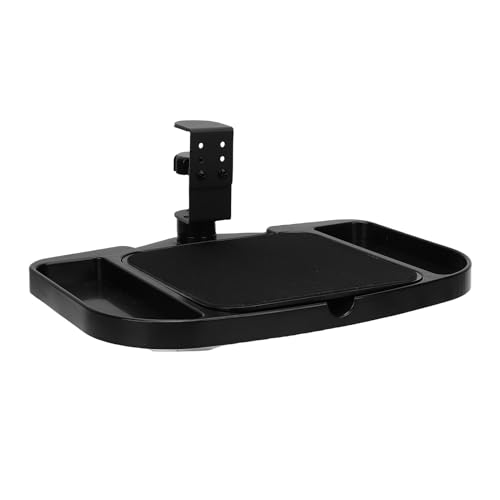 Zerodis Klemme auf den Mousses Halter, Ein Verstellbares Schreibtisch Rotierende Extender -Tablett Unter Dem Schreibtisch Speicherorganisator für Home Office Zerodis Klemme auf den Mousses Halter, Ein Verstellbares Schreibtisch Rotierende Extender -Tablett Unter Dem Schreibtisch Speicherorganisator für Home Office von Zerodis