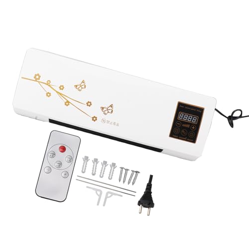 Zerodis Klimaanlage für die Wandbaugruppe Wandbaugruppe mit PTC -Erwärmung mit Fernbedienung für das Schlafzimmer für das Büro Im Weißen Bauchmaterial von Zerodis