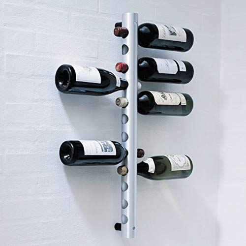 Zerodis Küchenhome Bar Edelstahl Weinhalter Wandmontiertes Rack für Weinregale (12 Löcher) von Zerodis