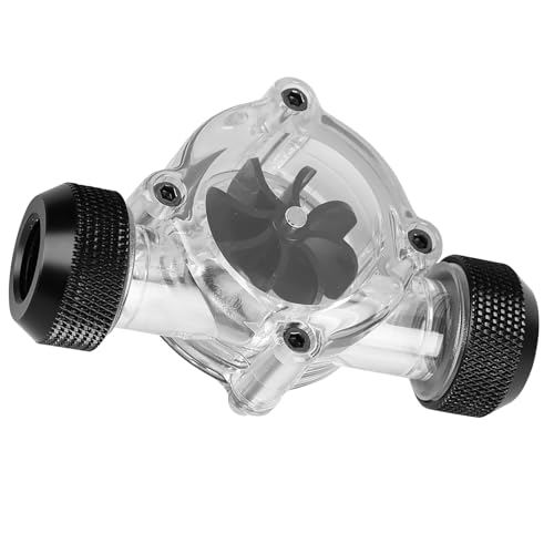 Zerodis Kühlstromindikator G1 / 4 Easy Easy Epulseurs Speed ​​Speed ​​ ​​ für IT -Systeme (Schwarze Schnittstelle) von Zerodis