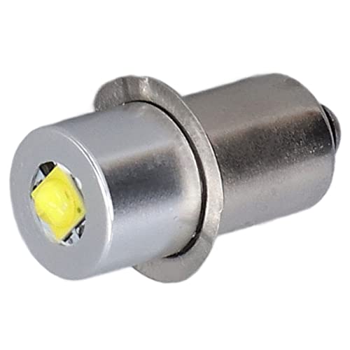 Zerodis LED Upgrade Birne, Aluminiumlegierung LED Replacement Bulb for Flashlights Energy Saving Lange Lebensdauer Taschenlampe Ersatzbirne 4,5 V 3 W von Zerodis