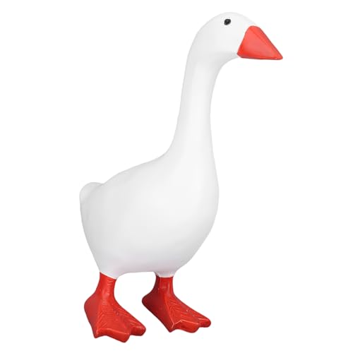Zerodis Magnetgans Schlüsselhalter, Lustige Stehangänsestatue -Werkzeughalter Tischschreiber für Zimmer Office Tabletop Orament (Ohne Basis) von Zerodis