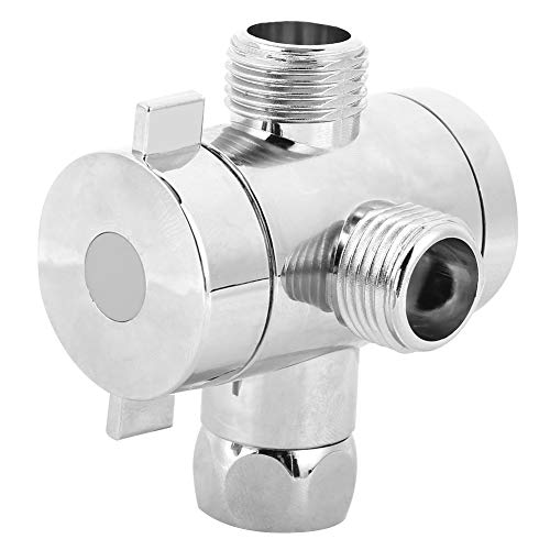 Multifunktionale G1/2/2-Wege 1/2 Internationale Universal-Duschverteiler Auslassschalter Ventil Wasserhahn Verteiler Schnittstelle Badewanne Dusche(02) von Zerodis