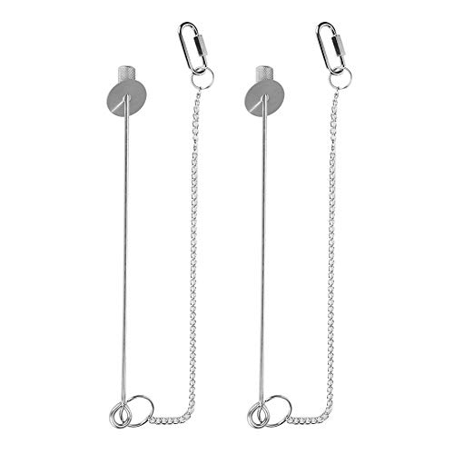 Zerodis Obst in Edelstahl von Haustieren für Haustiere für Lebensmittel, Hängende Gemüsegabel, 2 -Pack von 2 von Zerodis