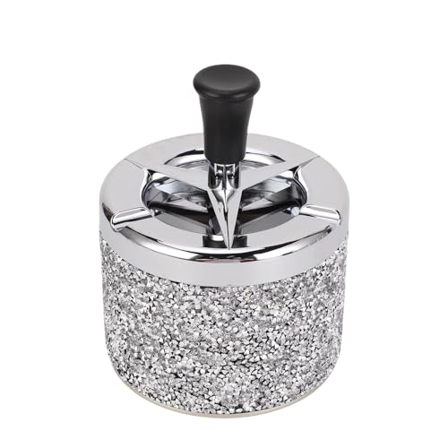 Zerodis Office Supplies Top Deckel Strsestone Dekoration Edelstahl Tischplatte Trashcan Counter Abfallkorb für Heimwagen Büro Mini -Desktop -Mülleimer Abnehmbar Mini Desktop Müll CAN (Weiße Zerodis Office Supplies Top Deckel Strsestone Dekoration Edelstahl Tischplatte Trashcan Counter Abfallkorb für Heimwagen Büro Mini -Desktop -Mülleimer Abnehmbar Mini Desktop Müll CAN (Weiße von Zerodis