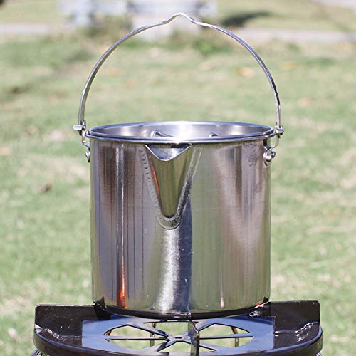 Zerodis Outdoor -Campingkocher Kaffee und Teeköpfe Tragbare Wanderung Hängern von Zerodis