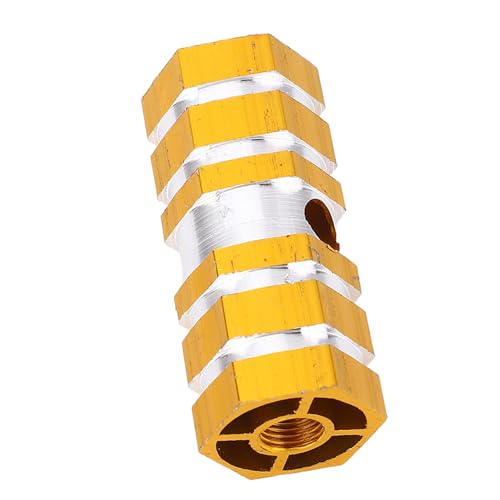 Zerodis PEGS Rest Rest-Zyklus-Zyklus Anti-Llote der Ergonomischen Design-Pedale mit Schlechtem Wetter für EIN Komfortables Paar für Radfahrer für Radfahrer (Gold) von Zerodis
