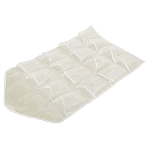 Zerodis Polyester Hanging Regale Tasche, 16 Taschen Wandschrank Hängeorganisatoren, Geeignet für das Wohnzimmer Im Schlafzimmer, mit Wasserdicht (Beige) von Zerodis