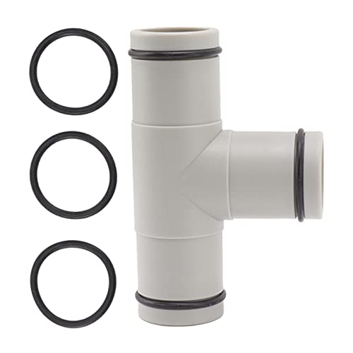 Zerodis Poolschlauchanschluss, T -Formschlauchkroselsal Ventil 2 in 1 Schlauchanschluss Kopplung Schwimmbad Schlauchadapter Splitterer Schwimmbadschlauch für Oberirdische Schwimmbad von Zerodis