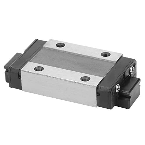 Zerodis Premium -Lagerstahl, Mini Linear Rail Guide Carriage Stahlblock -Schieberschieber (MGN12H) von Zerodis