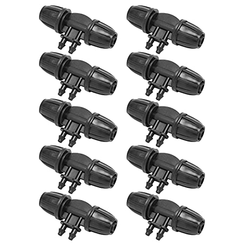 Zerodis Schlauchanschluss Bequemer und Sicherer 4-Wege-Schlauchanschluss mit Schloss für Bewässerungssystem, 10pcs ABS-Material für Stadtgrünen Zerodis Schlauchanschluss Bequemer und Sicherer 4-Wege-Schlauchanschluss mit Schloss für Bewässerungssystem, 10pcs ABS-Material für Stadtgrünen von Zerodis