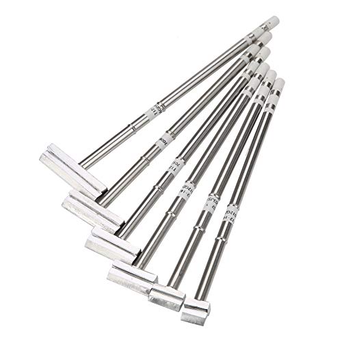 Zerodis Schnellheizung T12 Serie Lötmittel -Eisen -Tipp Kit, Langer Lebensdauer Austausch für 9550/951/952/203, Einfach zu Bedienen, Standardisiert, Löttipps (T12 Schaufel-Lötkolben-Eisen Vollhülle) Zerodis Schnellheizung T12 Serie Lötmittel -Eisen -Tipp Kit, Langer Lebensdauer Austausch für 9550/951/952/203, Einfach zu Bedienen, Standardisiert, Löttipps (T12 Schaufel-Lötkolben-Eisen Vollhülle) von Zerodis