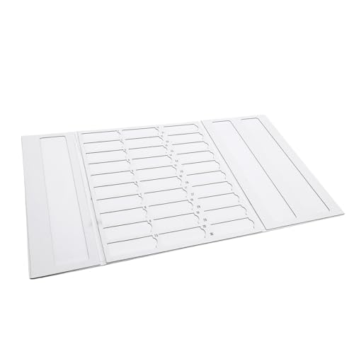 Zerodis Schulversorgungen Objektträger Kapazität Faltbar Karton Slide Organizer Tablett Stapelblutungshalter Microskop -Gleitorganisation Organisationsplatte für Labormikroskop -Schiebetablett 30 Zerodis Schulversorgungen Objektträger Kapazität Faltbar Karton Slide Organizer Tablett Stapelblutungshalter Microskop -Gleitorganisation Organisationsplatte für Labormikroskop -Schiebetablett 30 von Zerodis