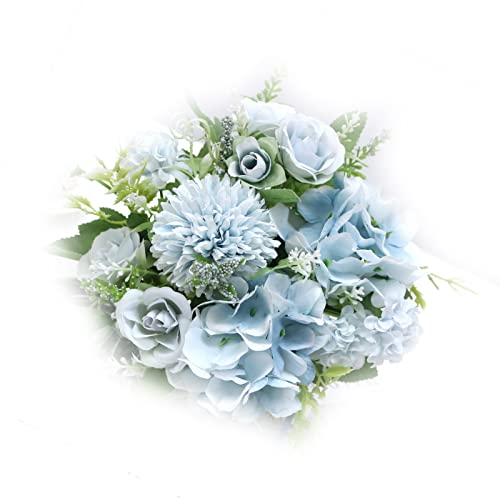 Zerodis Seidenblumenkugel Exquisiter romantischer Blumenkugel für innovative Fotografie, breite Anwendungen (Blau) von Zerodis