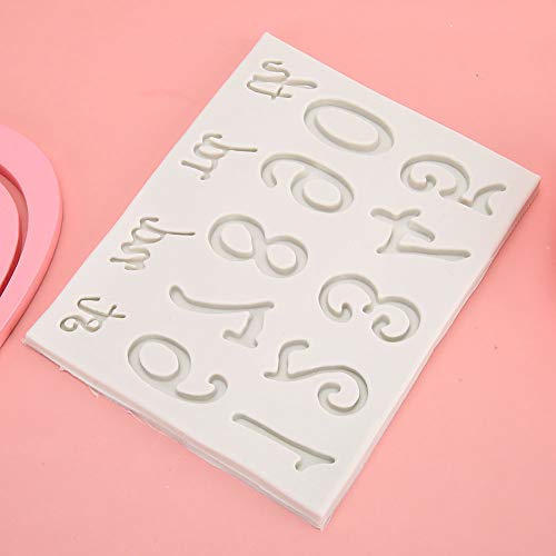 Zerodis Silikon -Alphabet -Muster Schimmel Nicht Stick für Zahlen Buchstaben Basteln Kuchen Fondant Schokolade Grau Zerodis Silikon -Alphabet -Muster Schimmel Nicht Stick für Zahlen Buchstaben Basteln Kuchen Fondant Schokolade Grau von Zerodis