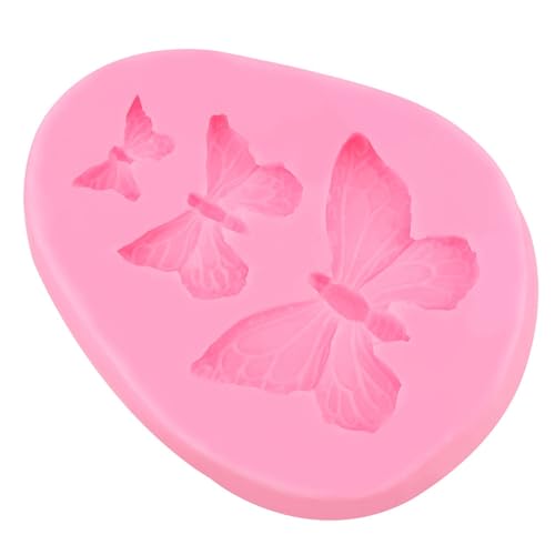 Zerodis Silikonform für Fondantkuchen - Vielseitiges Backwerkzeug für Schokolade, Süßigkeiten - Geeignet für DIY, die Leicht zu Rosa Schimmelpilze Machen von Zerodis