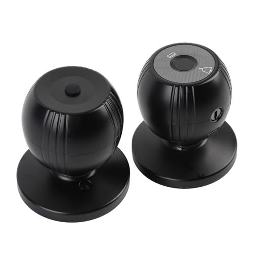 Zerodis Smart Door Standort mit Digitalen Fußabdrücken Passwortkartenschlüssel - Schlafzimmer Apartmentsicherheit (BLACK) von Zerodis
