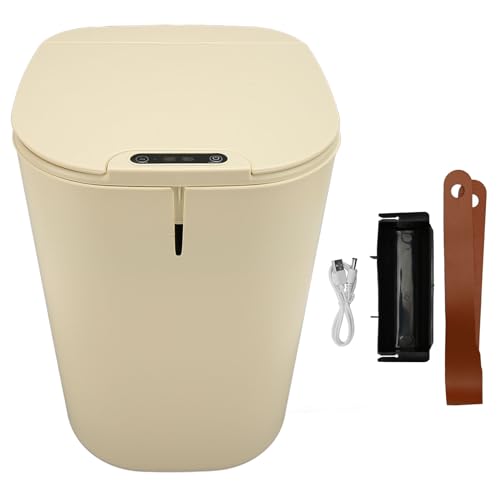 Zerodis Smart Müll Kann mit Bewegungssensor Leise Wiederaufladbar 20 L für das Küchenbad von Zerodis