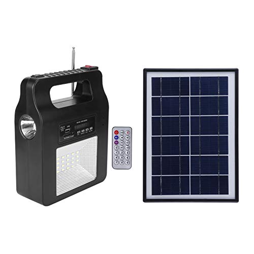 Zerodis Solarleuchten Solarpanel mit Fernbedienung Solarladung FM Support Generator Power Station Beleuchtung für Camping -Wandertransporter Van RV Trip Solar Generator Tragbarer Solargenerator Zerodis Solarleuchten Solarpanel mit Fernbedienung Solarladung FM Support Generator Power Station Beleuchtung für Camping -Wandertransporter Van RV Trip Solar Generator Tragbarer Solargenerator von Zerodis