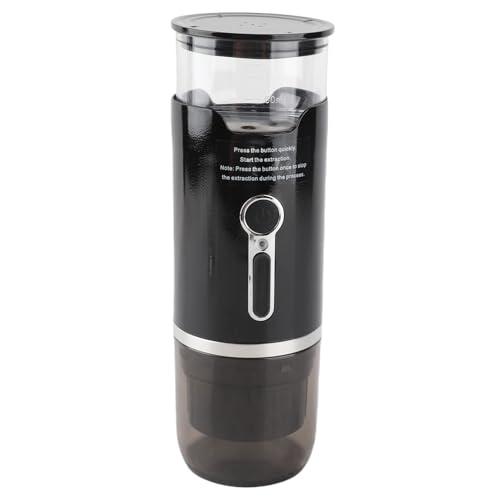 Zerodis Tragbare Elektrische -Maschine Single Serve Heizung Automatische Kaffeemaschine Reise Kaffeemaschine für Camping Elektrische Kleine Reise Expresso -Hersteller für Autowanderungen von Zerodis