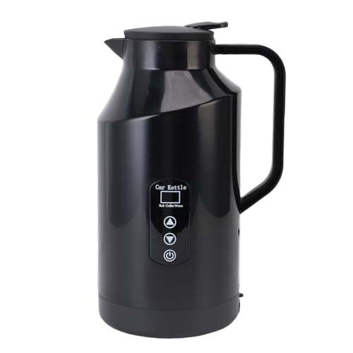 Zerodis Tragbare Elektroauto Kettle Elektreltekettel Einstellbare Kaffee Tee Taste Tragbarer Wasserkessel Erhitzte Reisebecher Auto -Absperrung für Autowagen Tragbare Elektroautos Kettel von Zerodis