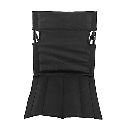Zerodis Tragbarer Klappbarer Strandzimmerstuhl für Erwachsene, Verstellbare Rückenlehne, Lebhaftes Design für Strandfahrten, Straßenfleisch Im Freien für Camping, 600D Oxford Stoffmaterial (Black) Zerodis Tragbarer Klappbarer Strandzimmerstuhl für Erwachsene, Verstellbare Rückenlehne, Lebhaftes Design für Strandfahrten, Straßenfleisch Im Freien für Camping, 600D Oxford Stoffmaterial (Black) von Zerodis
