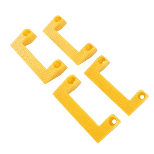 Zerodis Treffen Sie den Werkzeughalter auf Leiter Multifunktional Elektrowerkzeughalter für Einfachen Zugriff, 4PC -Kit für die Workshop -Organisation (YELLOW) von Zerodis