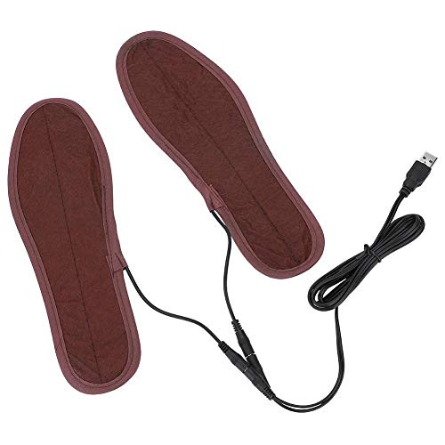 Zerodis USB elektrische beheizte Schuheinlagen Bequeme Füße wärmer Temperaturregler Fußwärmer für Männer und Frauen(43-44) von Zerodis