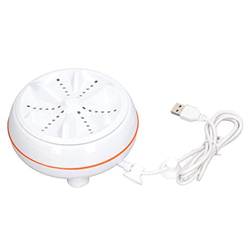 Zerodis Ultrason -Turbinen -Waschmaschine 27W Mini Waschmaschine USB 50s Inverted Clean Circle für Zuhause, Leichtes Mini von Zerodis