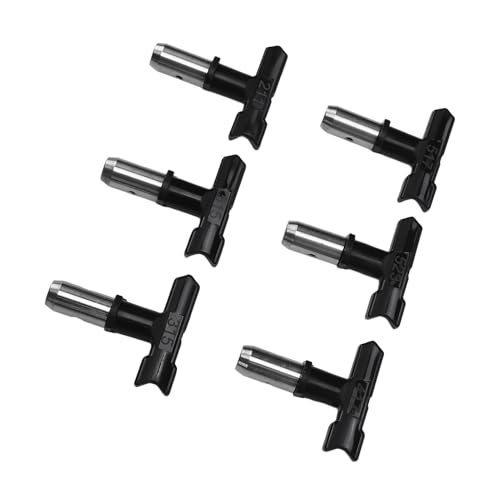 Zerodis Vielseitige Luftlose Düsenstück Sammlung Zuverlässige Leistung 6 Düsen 5 Filter 2 Halter für Zäune Zerodis Vielseitige Luftlose Düsenstück Sammlung Zuverlässige Leistung 6 Düsen 5 Filter 2 Halter für Zäune von Zerodis
