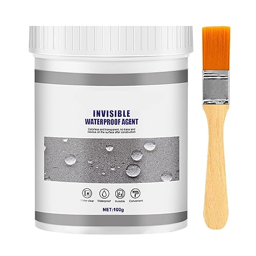 Zerodis Wasserfestes Mittel, Anti -undakkable Wasserdämmung Dichtmitteldichtungen Rohrlecks an Wand Decken Dächer Fensterbänke Durchlaufen Vorbeugung Wasserdicht Dichtmittelbeschichtung (100g) von Zerodis