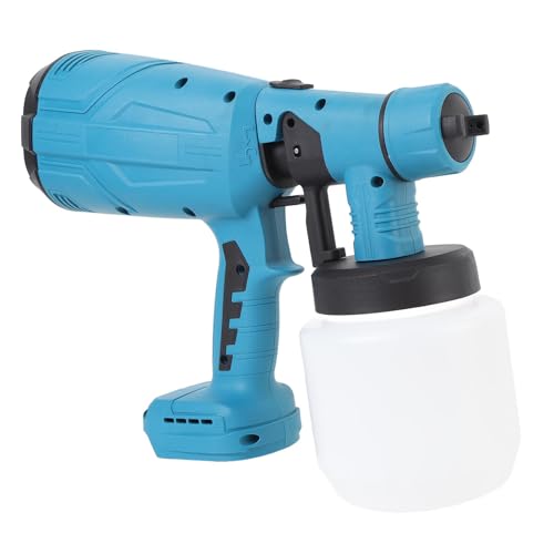 Zerodis Wireless Batterie Wireless Lackspray mit Einem 800 -ml -Behälter und 4 Düsen 3 Sprühmodelle für Projekte und Professionelle Malerei von Zerodis