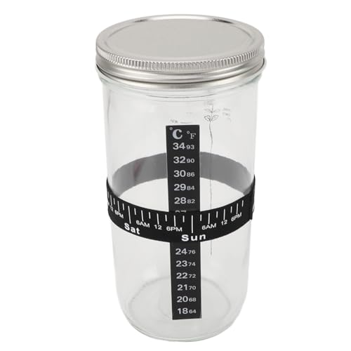Zerodis Zuurdesem Starter Jar Kit Effizient Gestaltete Backfüße für Hausbäcker Glas Jerk Brotherstellung Vorräte von Zerodis