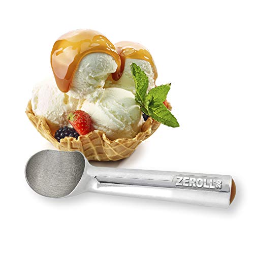 Zeroll 1020 Original Eisportionierer mit einzigartigem flüssigkeitsgefülltem Wärmeleitgriff, einfach, Aluminium-Design, leicht zu lösen, 40 Schaufeln pro Stück, 2 Ounces, Silber von Zeroll