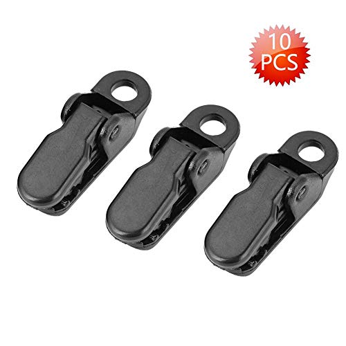 10PCS Clamp Plane Clips, Schnapp Markisenklemm Set Baldachin Krokodilklemmen Klemm Kit Tarp Clips Snap Aufhänger für Gartengeräte von Zerone