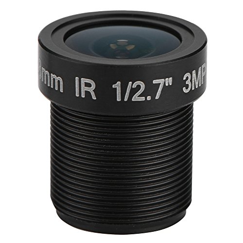 Zerone 2,8mm CCTV Objektiv Sicherheitskamera für HD Objektivmontage M12 IR Objektiv für 1/2, 1/2,5, 1/3, CCD oder CMOS-Sensor von Zerone